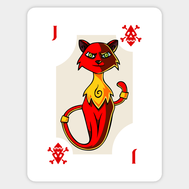 Easy Halloween Playing Card Costume: Jack of Diamonds Sticker by SLAG_Creative